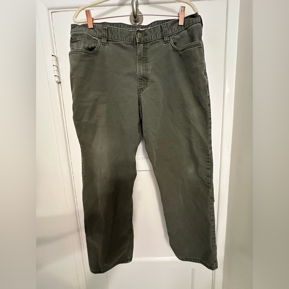 Carhartt Men's Green Work Pants